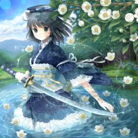 藍染め沙羅　（2012年5月作成）