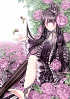 ハチドリと薔薇少女　（2011年2月作成）