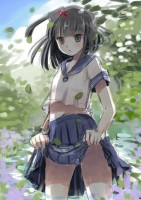 ホテイアオイと夏セーラー（オリジナル）　2012‎年‎2‎月作成